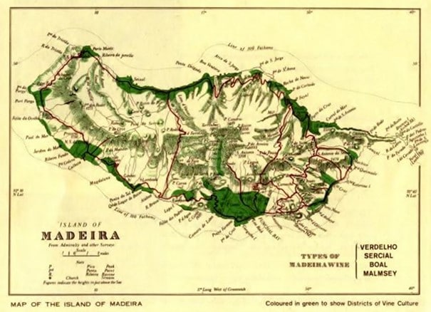 Carte de l'Île de Madère © IVBAM Christophe Macra MV